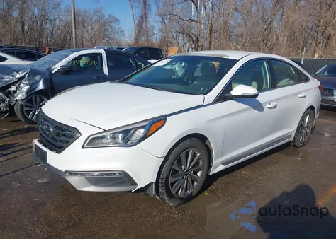 2015 Hyundai Sonata Sport from USA, damaged, VIN 5NPE34AF1FH050005